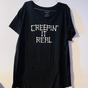 TORRID SIZE 2 CREEPIN IT REAL T-SHIRT